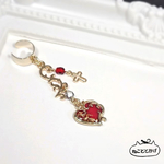 【新作】イヤーカフ ‐Knight‐ ハート Red