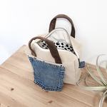 乾きにくい！★一体型おしりふき＆おむつポーチ//コーデュロイデニムbag