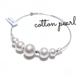 ＊cotton pearl＊ コットンパールのバングル