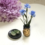 ミニチュアフラワー　菖蒲と柏餅
