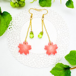 桜としずくのスイングピアス🌸イヤリング等変更可能