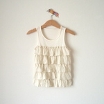 Frill tank-top