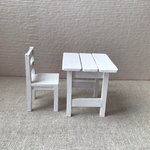 1/12ミニチュア家具　テーブルandチェアー