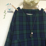 再販×4 ブラックウォッチ ♪ チュニックワンピ