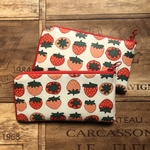🍓イチゴ🍓❇L字ファスナー長財布❇通帳入れにもなるよ✨