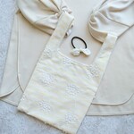 ☆送料無料☆レジ袋型手さげバッグ&ヘアゴムセット