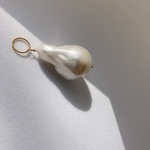 再販.大粒バロックパールのネックレストップ　オイスターパール　14kgf 