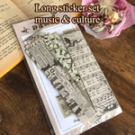 ロングステッカーセット Music&culture