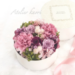 チェリーピンクのフラワーBOX                                           結婚祝い   誕生日  退職祝い  引越し祝い  お祝い  母の日  敬老の日