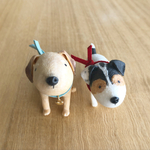 ジャックラッセル＆Mix犬　オーダー A120・A121　Peanuts clay dog 