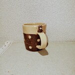 くまちゃんのマグカップ(大ドット)