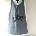✴︎オーダーsafyinia様✴︎猫のエプロン(ワンピース)他