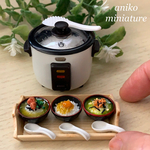 ミニチュアお茶漬けと卵かけご飯のセット