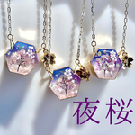 【夜桜】*SpringHexagon*°ネックレス 2021