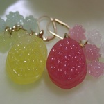 Candyピアス:) SWEETなパイン＆いちご味