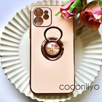 ＜ピンク＞春らしさいっぱいの5color押し花iphoneケース