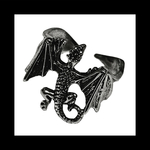再販【dragon_sky RING】龍 ドラゴン 竜 シルバー クロス ユニセックス パンク ロック メンズ 個性的 病みかわいい ヴィンテージ  銀