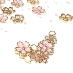 満開の桜のブローチ