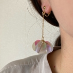 ロングスパンコールピアス／イヤリング