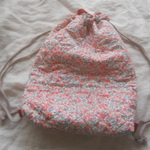 キルティングナップサック*サーモンピンク、wiltshire