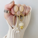 𝕆𝕟𝕝𝕪ピアス❤︎𝟚𝟘(𝕊𝕒𝕥)𝟚𝟙:𝟘𝟘~ℕ𝔼𝕎＊ライトベージュゴールド×オーロラクリアピアス＊P210312