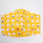 息がしやすい通年マスク(小さなおにぎり時々おかず）女性用Mサイズ