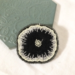 jelly flower ブラック ビーズブローチ ミナペルホネン 