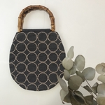 ミナペルホネン　タンバリン　ネイビー　バッグ