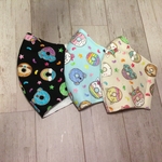 ピンク追加🌸【涼感加工⠀】子供用マスク ユニコーンドーナツ柄