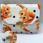 猫と水玉☆お財布☆コンパクト☆