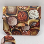 財布 布財布 コンパクト財布 ミニ財布 折りたたみ財布 チョコレート US