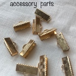 ★accessoryパーツ★  タッセルリボン留めパーツ★