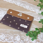 ＊くまちゃん🧸＊刺繍大人可愛いマルチケース