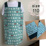 おにぎり柄の子供用エプロン（size 110）