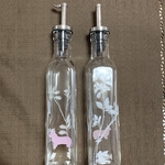 コーギー柄オイル＆ビネガーボトル