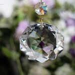 【G様専用】ダリアの花のパステル・サンキャッチャー（50㎜）