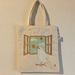 手描きトートバッグ