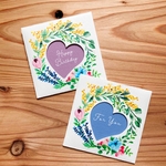 フラワーリースバースデーカード（1枚入）