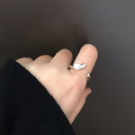 R67 silver925 planet pearl リング