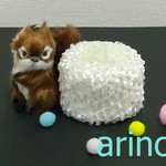 343★ホワイトフラッグ★素材糸20g☆手染め糸★変わり糸★オリジナル★ラッピング糸☆arinco