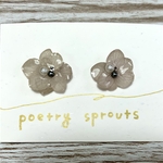 お花の一粒ピアス＊