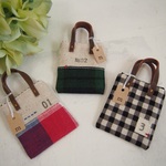 №ペタンコミニチュアバッグ３個セット