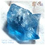 ✅ 秘蔵品 宝石質 特殊希少カラー ブルーフローライト 結晶 蛍石 原石 No.4502