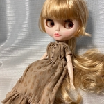 ブライス　洋服　アウトフィット　ギャザーシャツワンピース:豹柄
