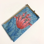 ウィリアムモリス　がま口通帳ケース