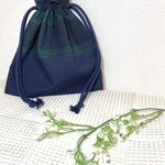 ★2021NEW★お道具袋★コップ袋★NAVY★入園準備★入学準備
