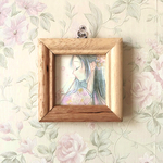 透明水彩ミニ原画｜手紙