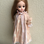リカちゃん服(ピンクのワンピース)