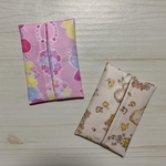 【20】 女の子 2個セット ポケットティッシュケース ミニサイズ  ラミネート