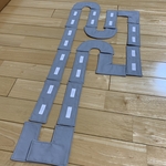 〈再販〉手作り・布・どこでも道路・ミニ・側道‼️